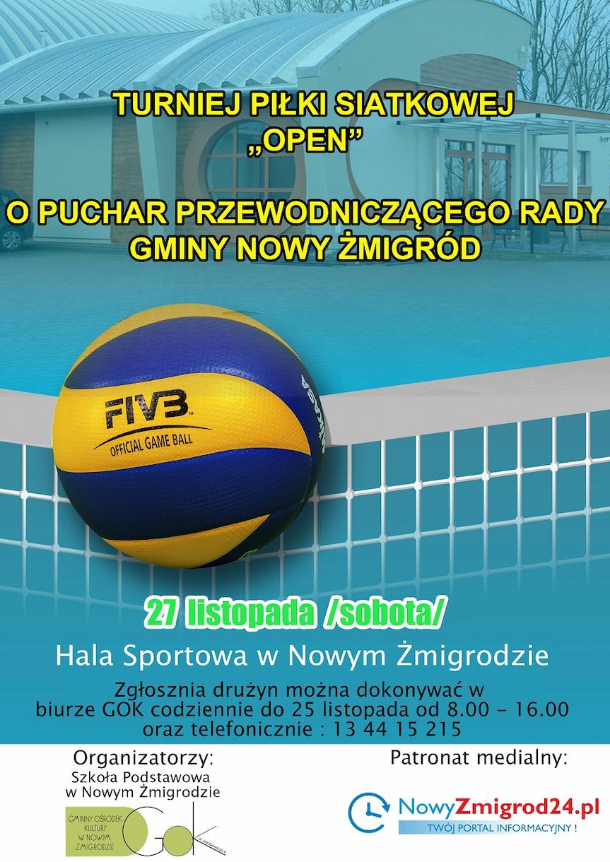 Turniej Piłki Siatkowej "Open" o puchar przewodniczącego rady Gminy Nowy Żmigród