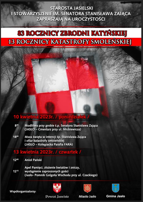 Uroczystości 83. Rocznicy Zbrodni Katyńskiej i 13. Rocznicy Katastrofy Smoleńskiej