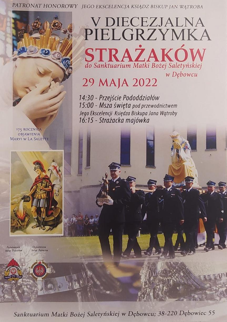 V Diecezjalna Pielgrzymka Strażaków do Sanktuarium Matki Bożej Saletyńskiej w Dębowcu