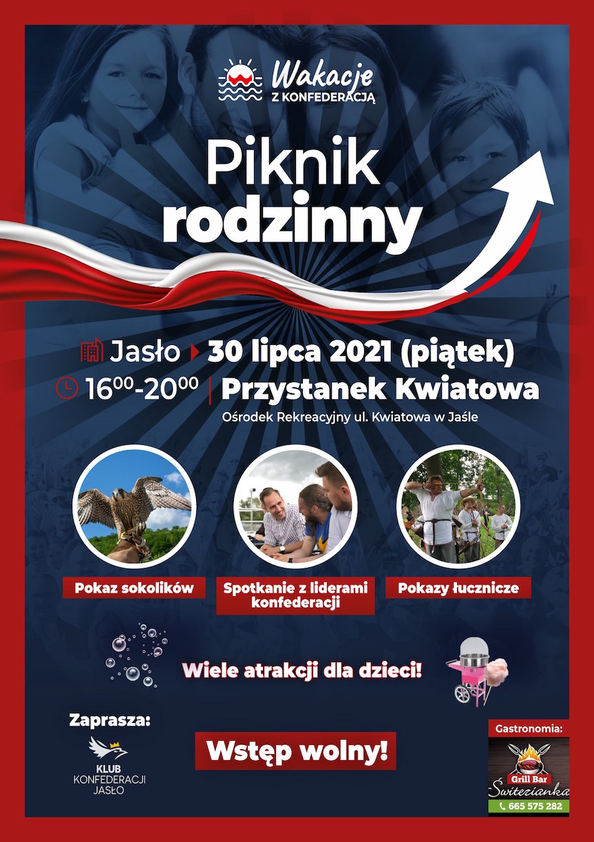 Piknik Rodzinny - Wakacje z Konfederacją w Jaśle