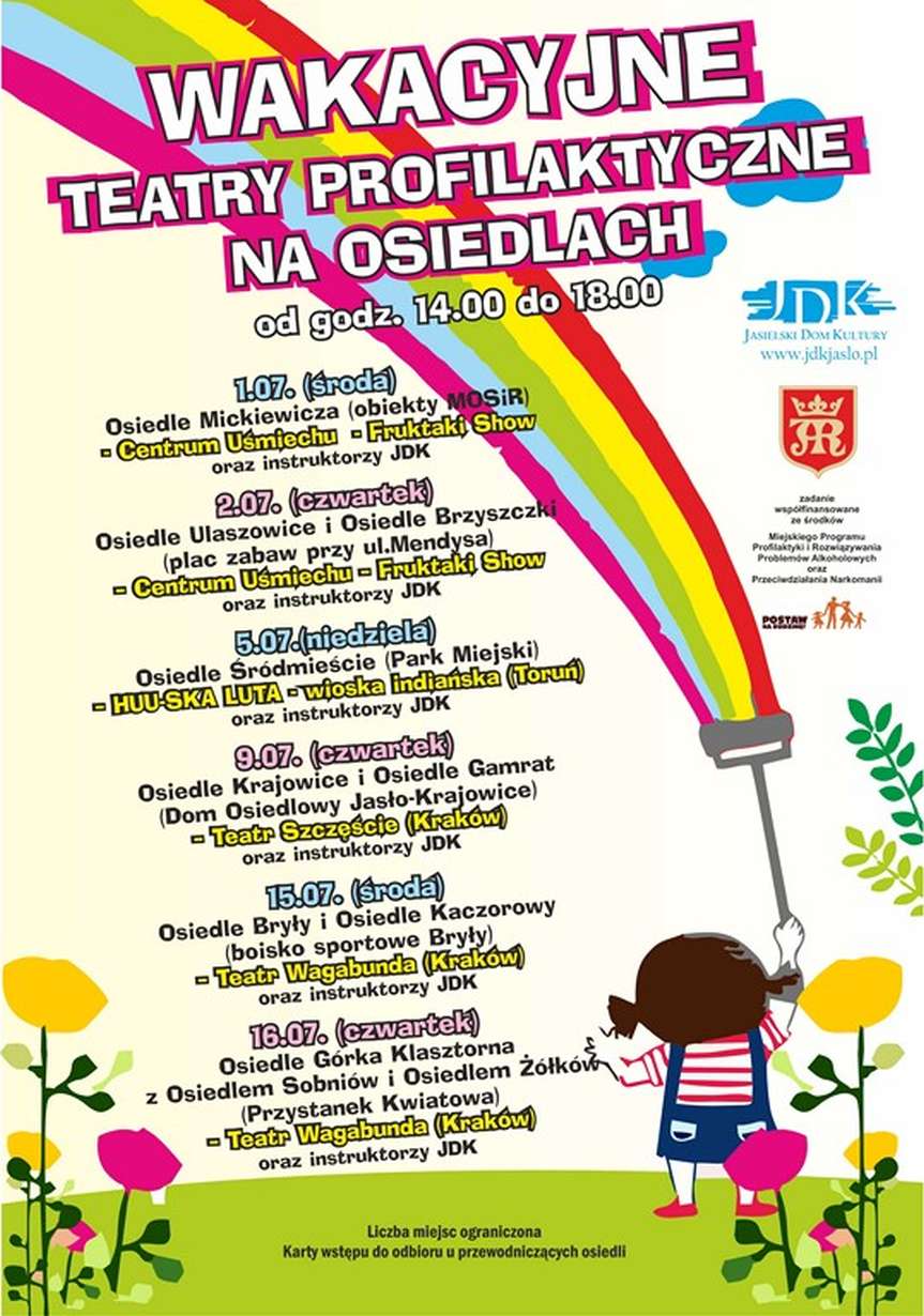 Wakacyjne teatry profilaktyczne na osiedlach