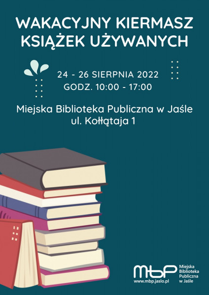 Wakacyjny kiermasz książek używanych
