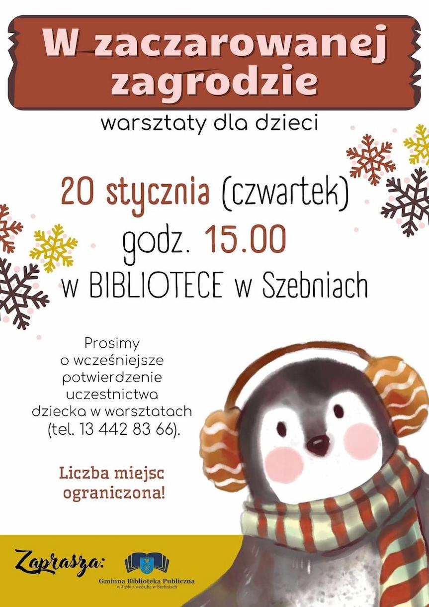 Warsztaty dla dzieci "W zaczarowanej zagrodzie" w bibliotece