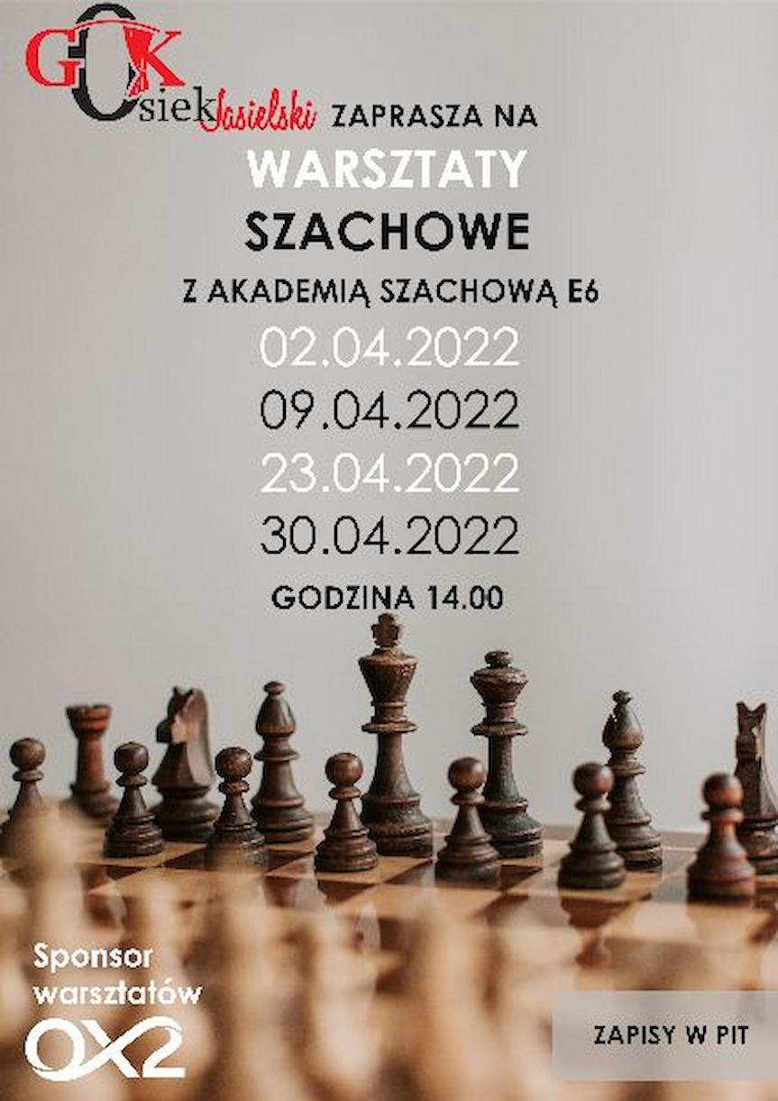 Warsztaty szachowe z akademią szachową E6 w Osieku Jasielskim