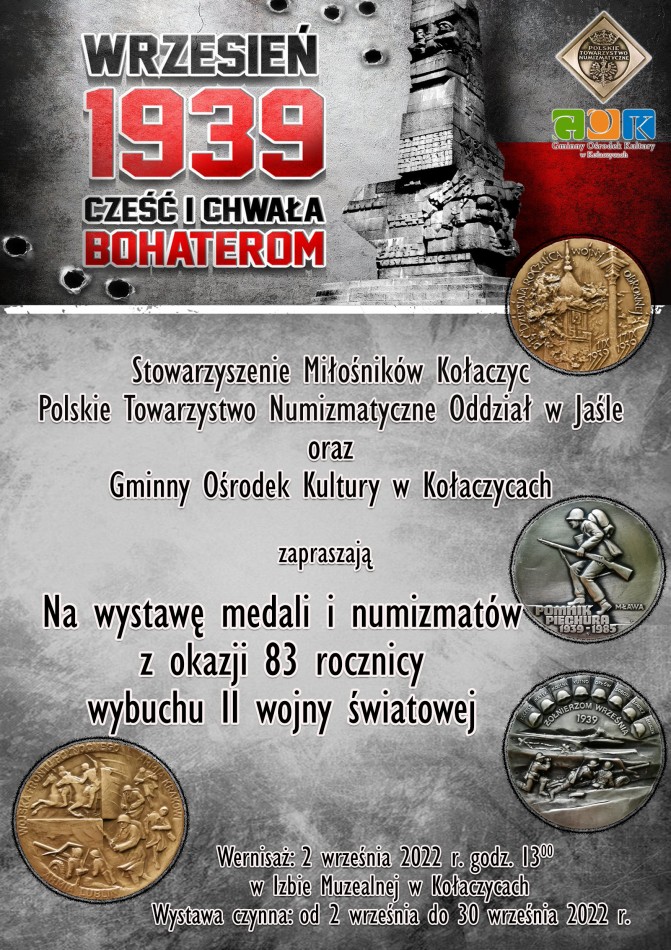 Wernisaż wystawy medali i numizmatyków w Kołaczycach