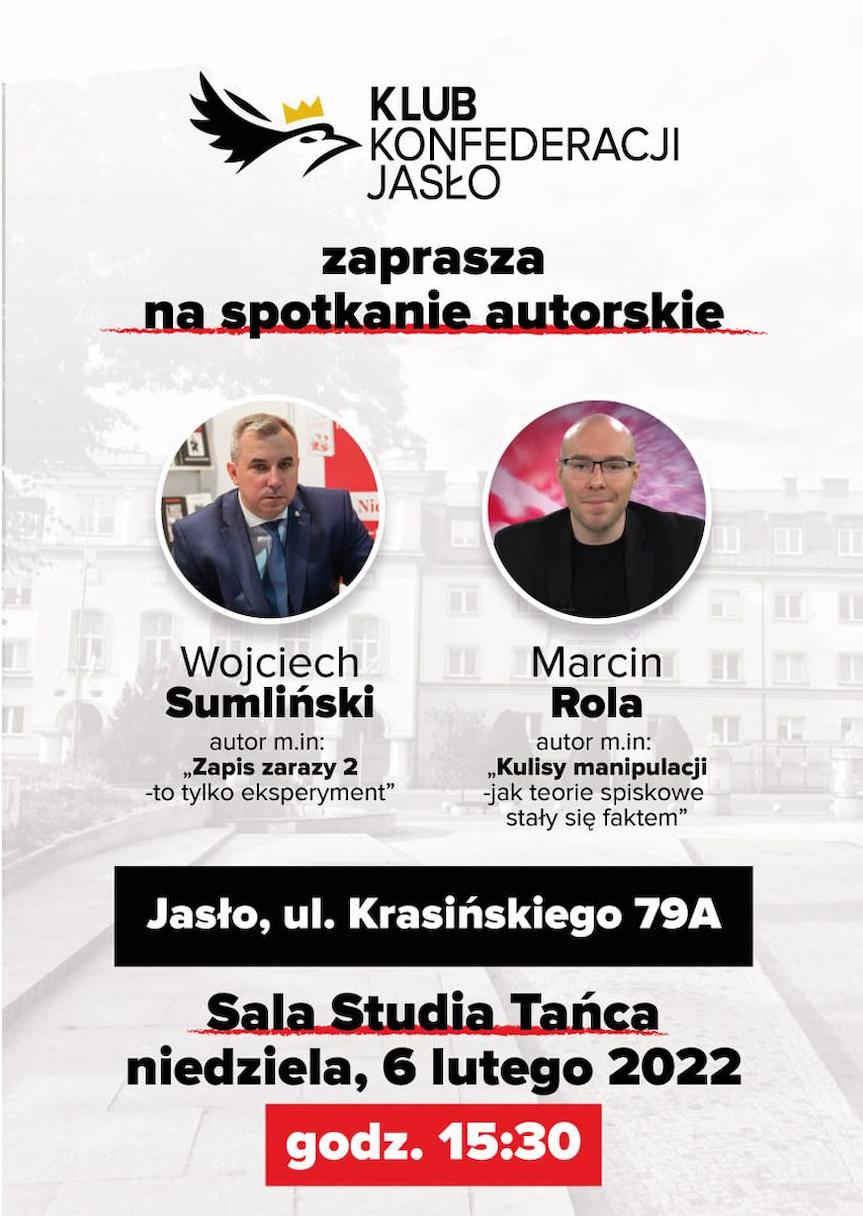Wojciech Sumliński i Marcin Rola w Jaśle