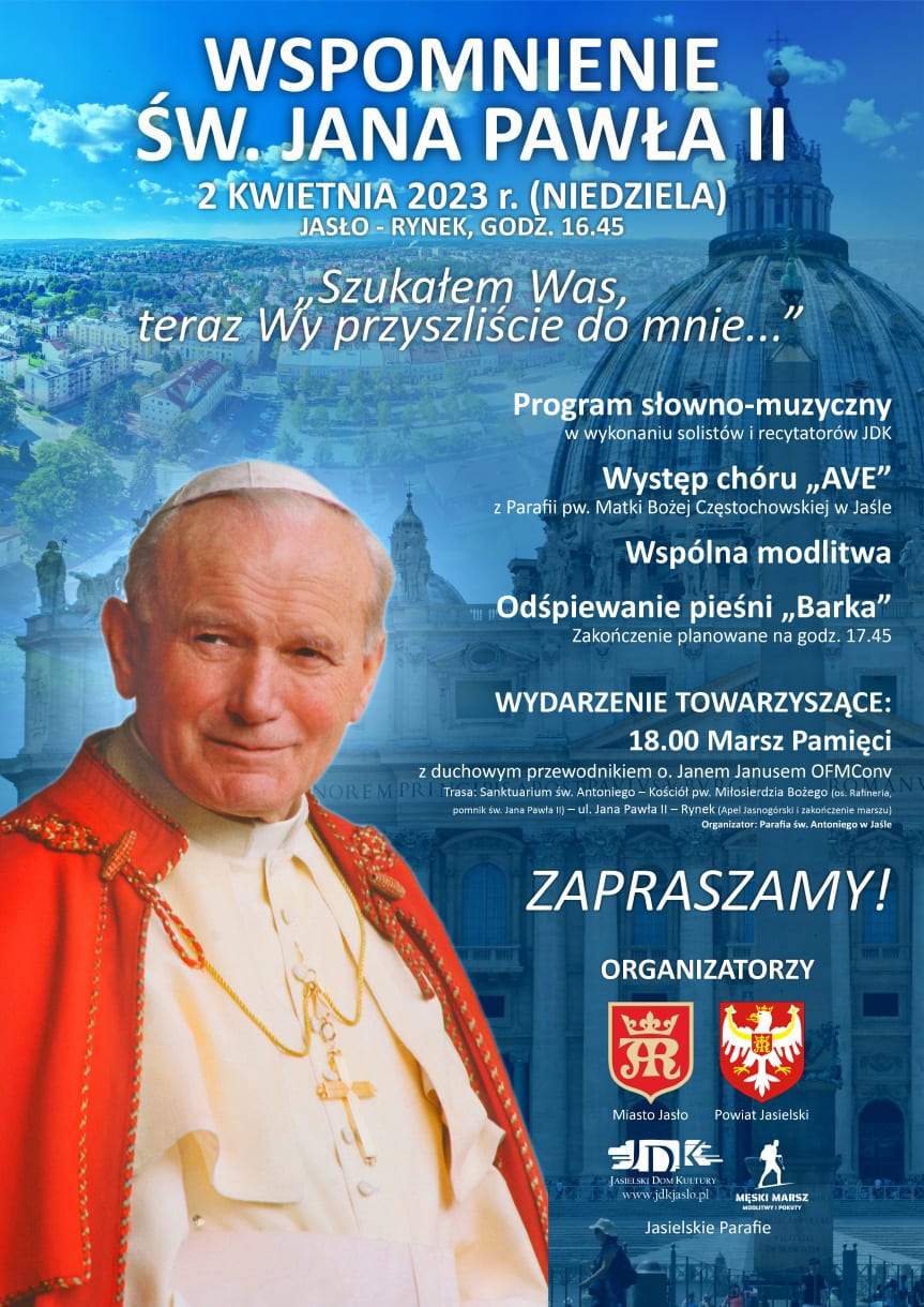 Wspomnienie św. Jana Pawła II - obchody w Jaśle
