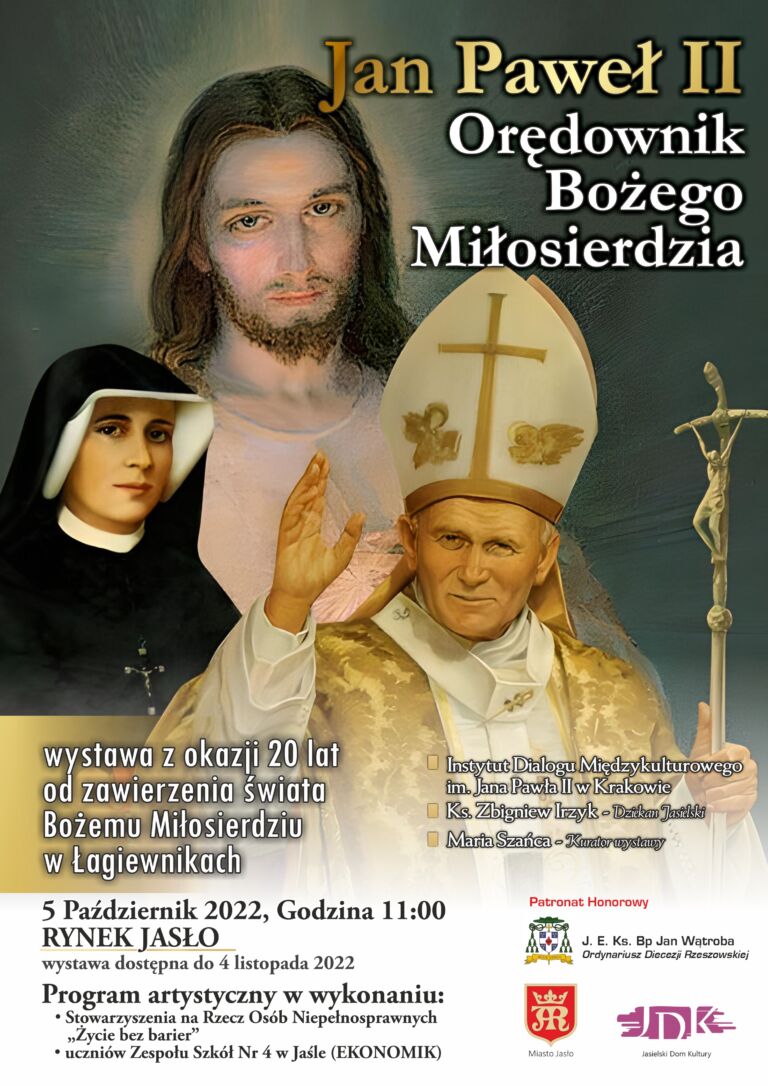 Wystawa "Jan Paweł II Orędownik Bożego Miłosierdzia" w Jaśle