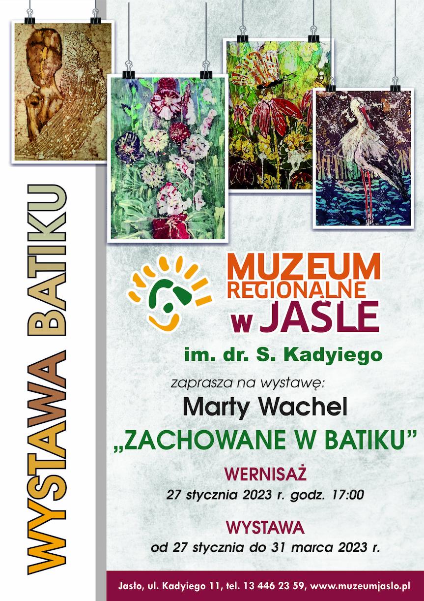 Wystawa "Zachowanie w Batiku" w Muzeum Regionalnym w Jaśle
