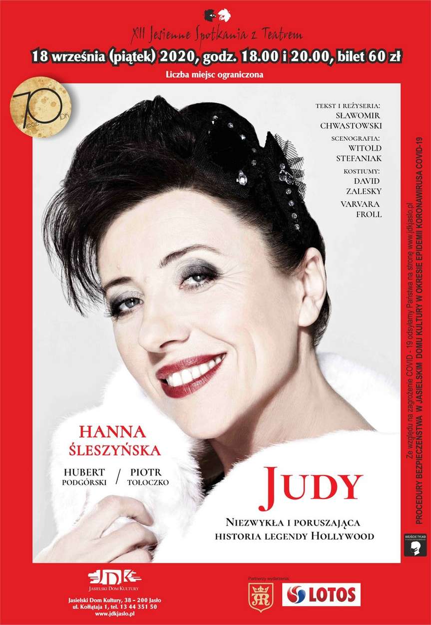 XII Jesienne Spotkania z Teatrem w Jasielskim Domu Kultury: "Judy"