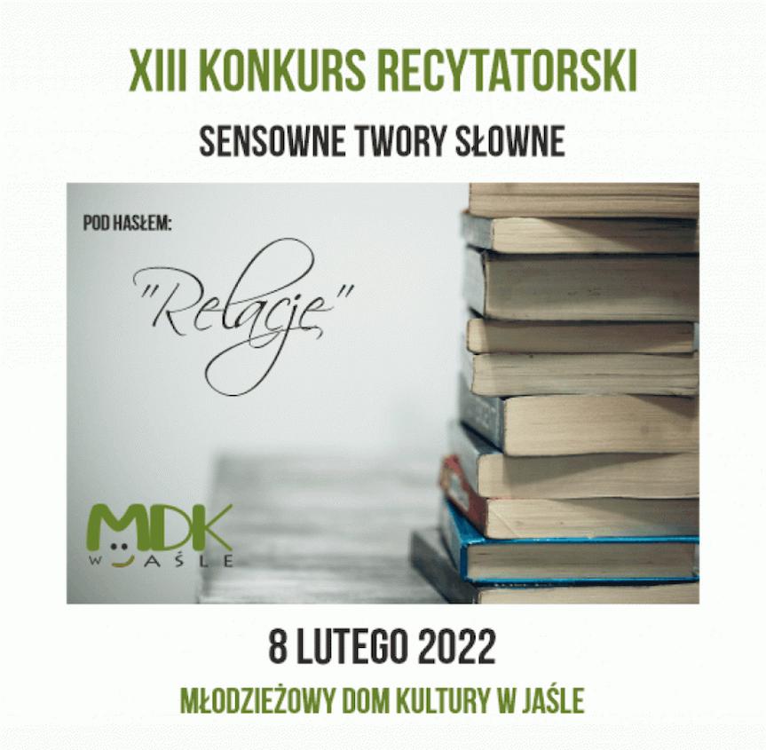 XIII Konkurs Recytatorski Sensowne Twory Słowne w Jaśle