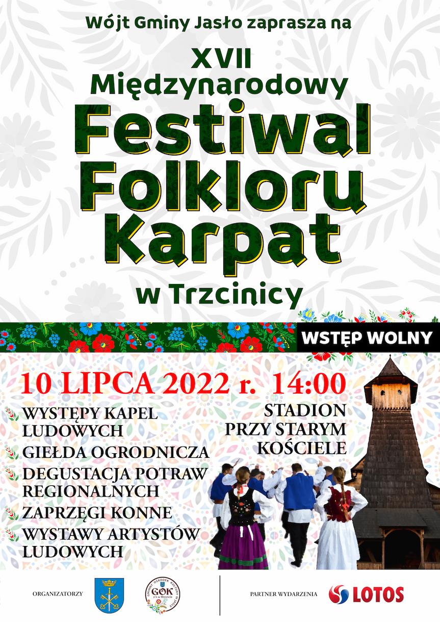 XVII Międzynarodowy Festiwal Folkloru Karpat w Trzcinicy