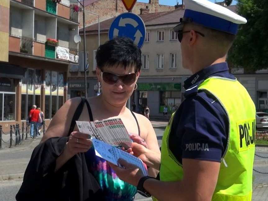 Akcja jasielskiej policji „Bądź rozważny na drodze”