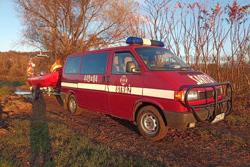 interwencja strażaków w Kłodawie