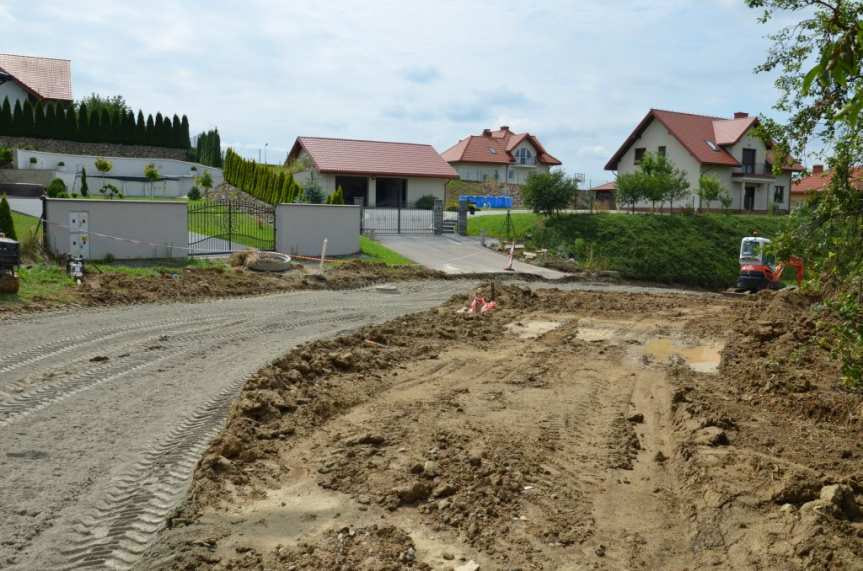 Budowa osiedlowych dróg Na Kotlinę w Jaśle