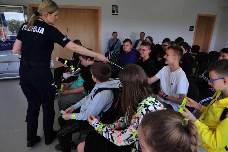 spotaknie z policjantami w Jaśle