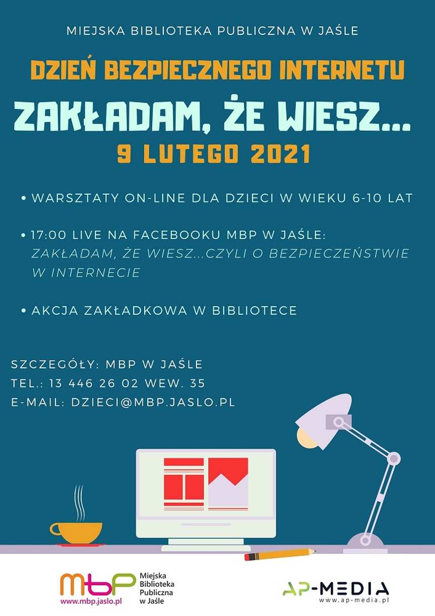 Dzień bezpiecznego internetu w jasielskiej bibliotece