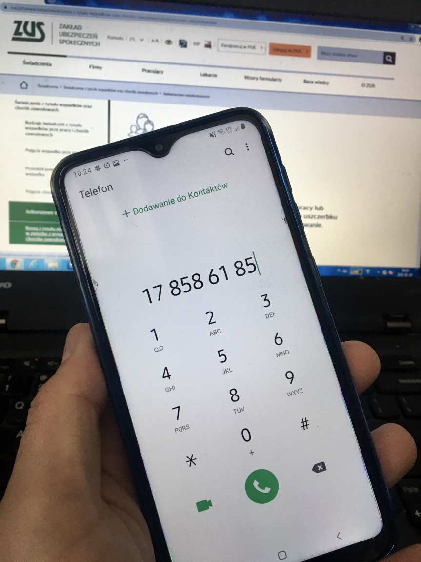 Dzisiaj dyżur telefoniczny ZUS: wypadki przy pracy
