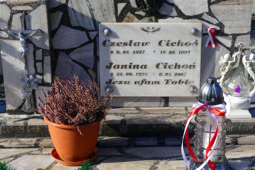 grób Czesława Cichonia