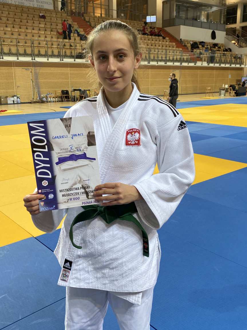 Judo. Mistrzostwa Polski młodziczek i młodzików w Poznaniu. Piąte miejsce Gabrieli Jaracz