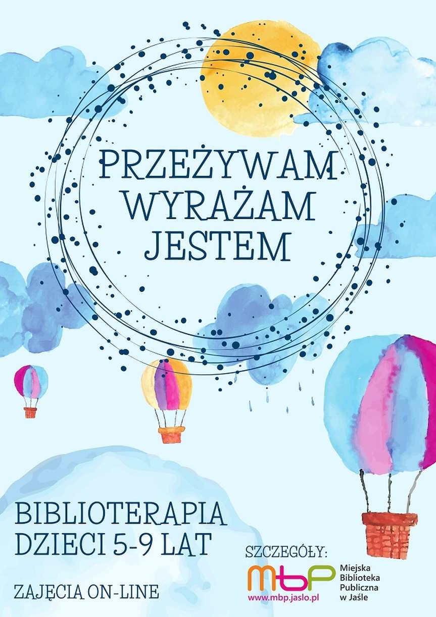 MBP w Jaśle. Biblioterapeutyczne zajęcia on-line dla dzieci
