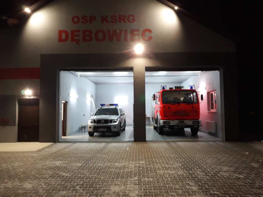 OSP KSRG Dębowiec w nowej remizie