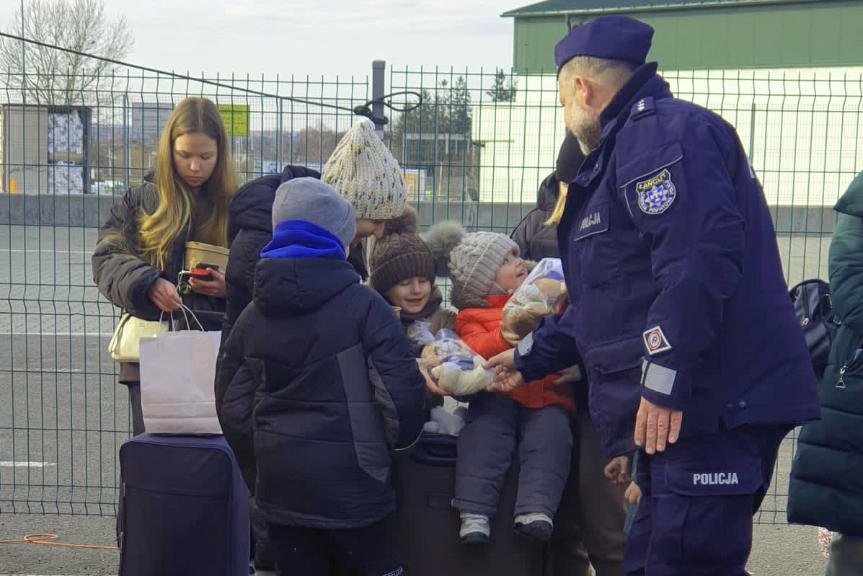 pomoc policjantów