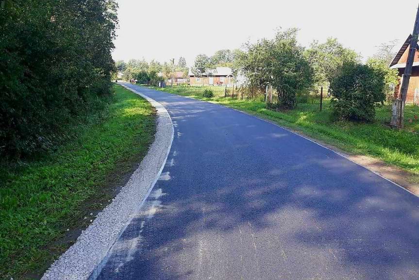 remonty dróg w gminie Dębowiec