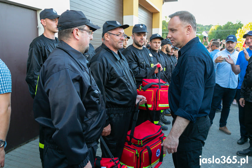 Andrzej Duda w Trzcinicy