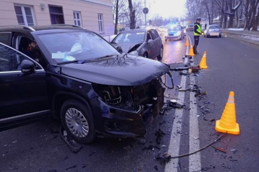 Przeworsk zderzenie samochodów