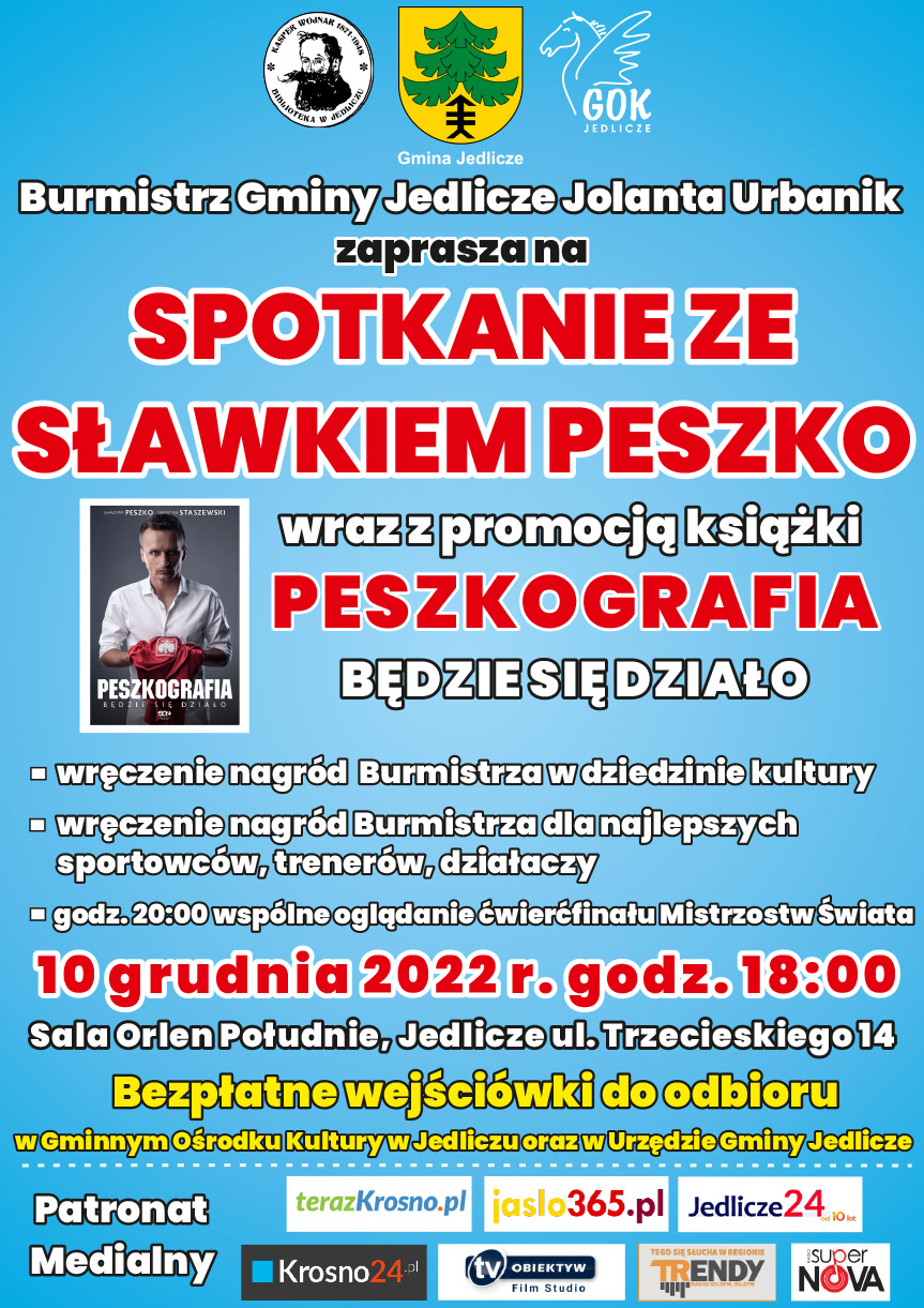 Sławek Peszko w Jedliczu plakat