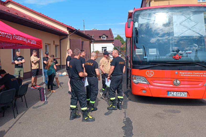 strażacy oddali krew w Jaśle