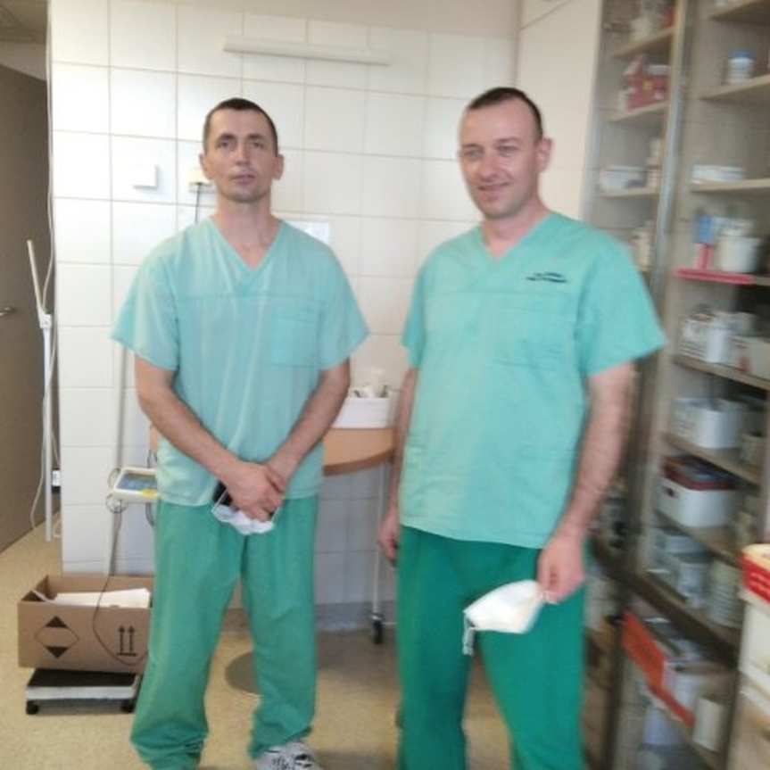 Strażacy z Jasła oddelegowani do pracy w warszawskim szpitalu