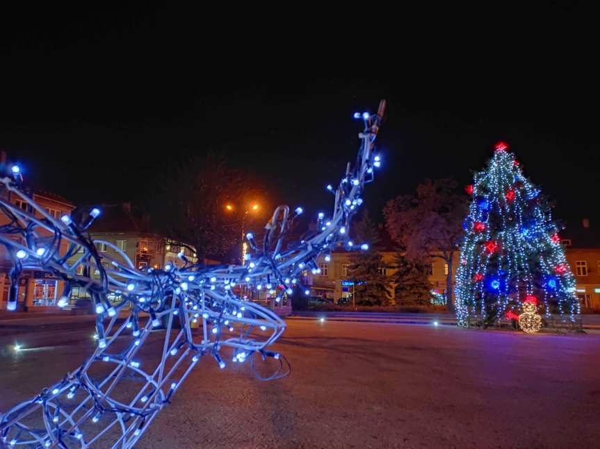 iluminacje na ulicach Jasła