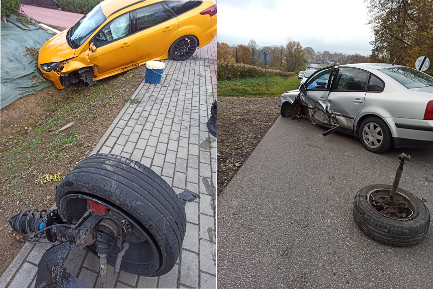 wypadek w Osieku Jasielskim