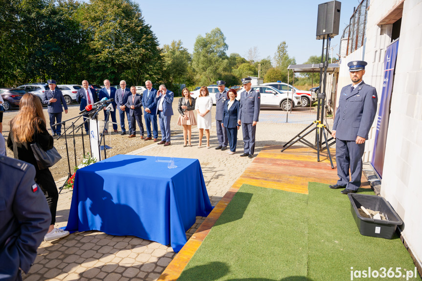 Wmurowanie kamienia wrgielnego zakład karny w Jaśle