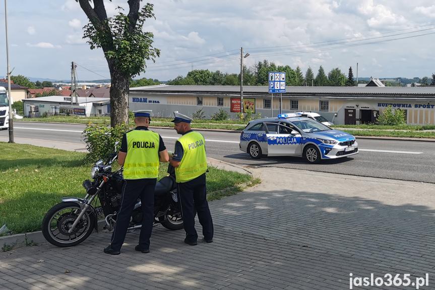 Wypadek na DK28 w Jaśle