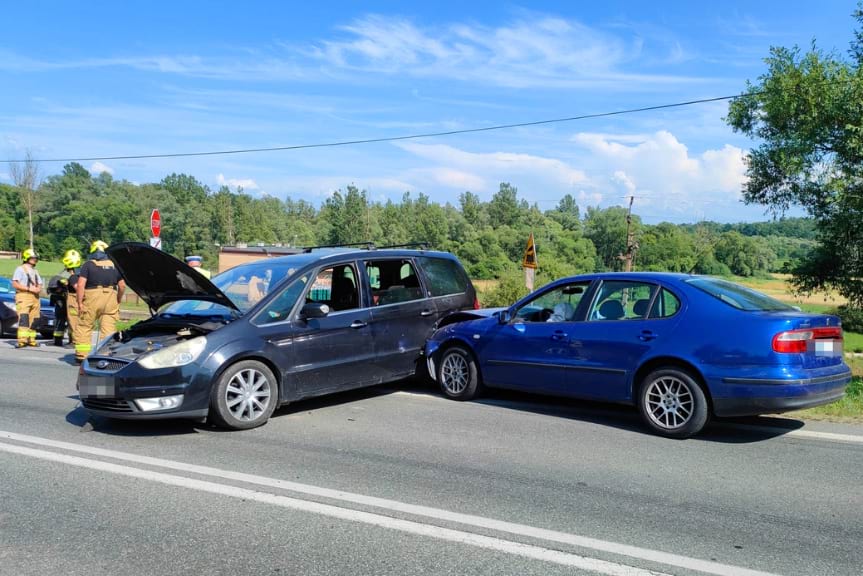 zderzenie samochodów w Siepietnicy