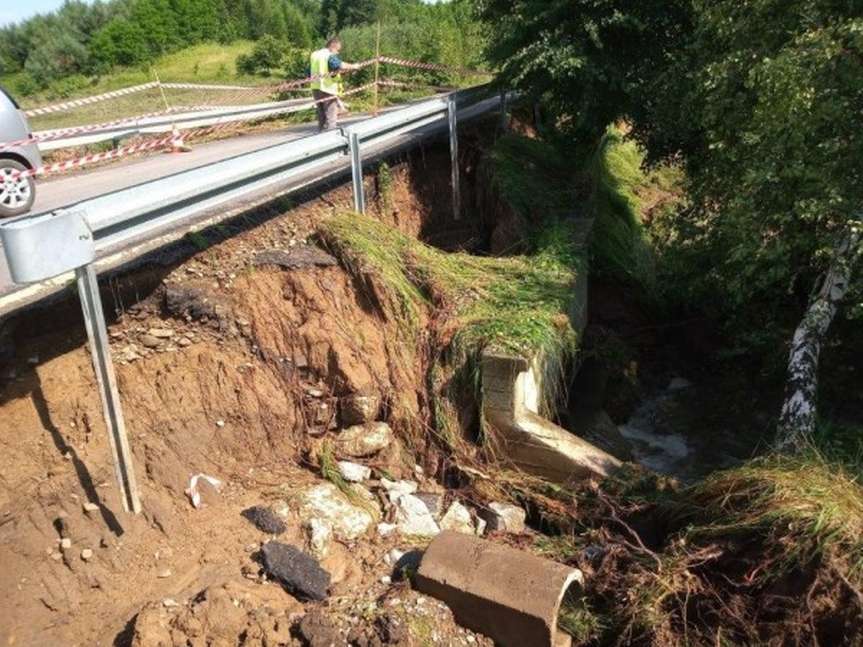 Uszkodzone drogi