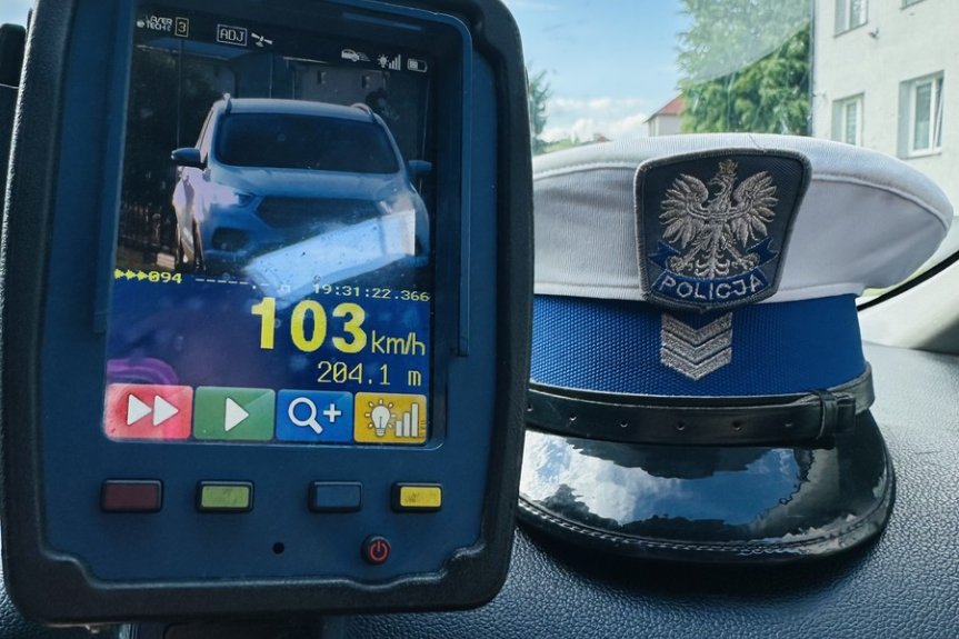 32–latek jechał w obszarze zabudowanym 103 km/h 32–latek jechał w obszarze zabudowanym 103 km/h