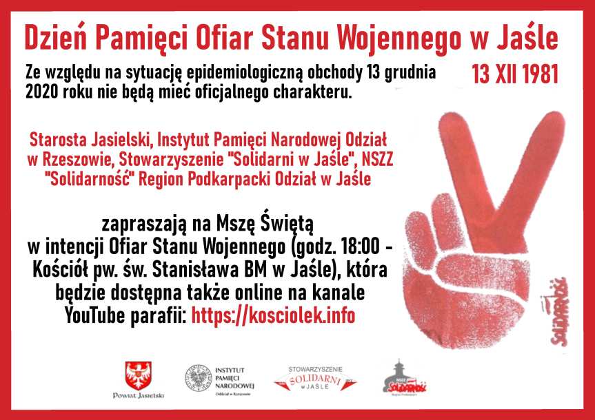 39. rocznica wprowadzenia stanu wojennego w Polsce