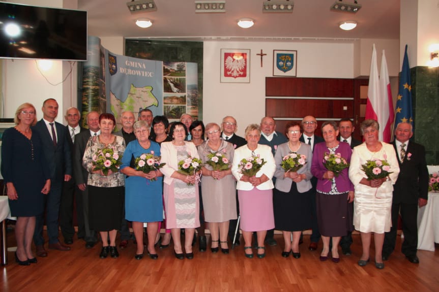 50 lat razem - jubileusz Złotych Godów świętowały pary w gminie Dębowiec