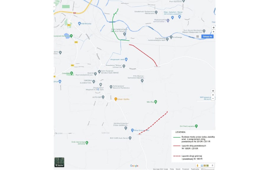 Będzie nowa droga powiatowa w Jaśle