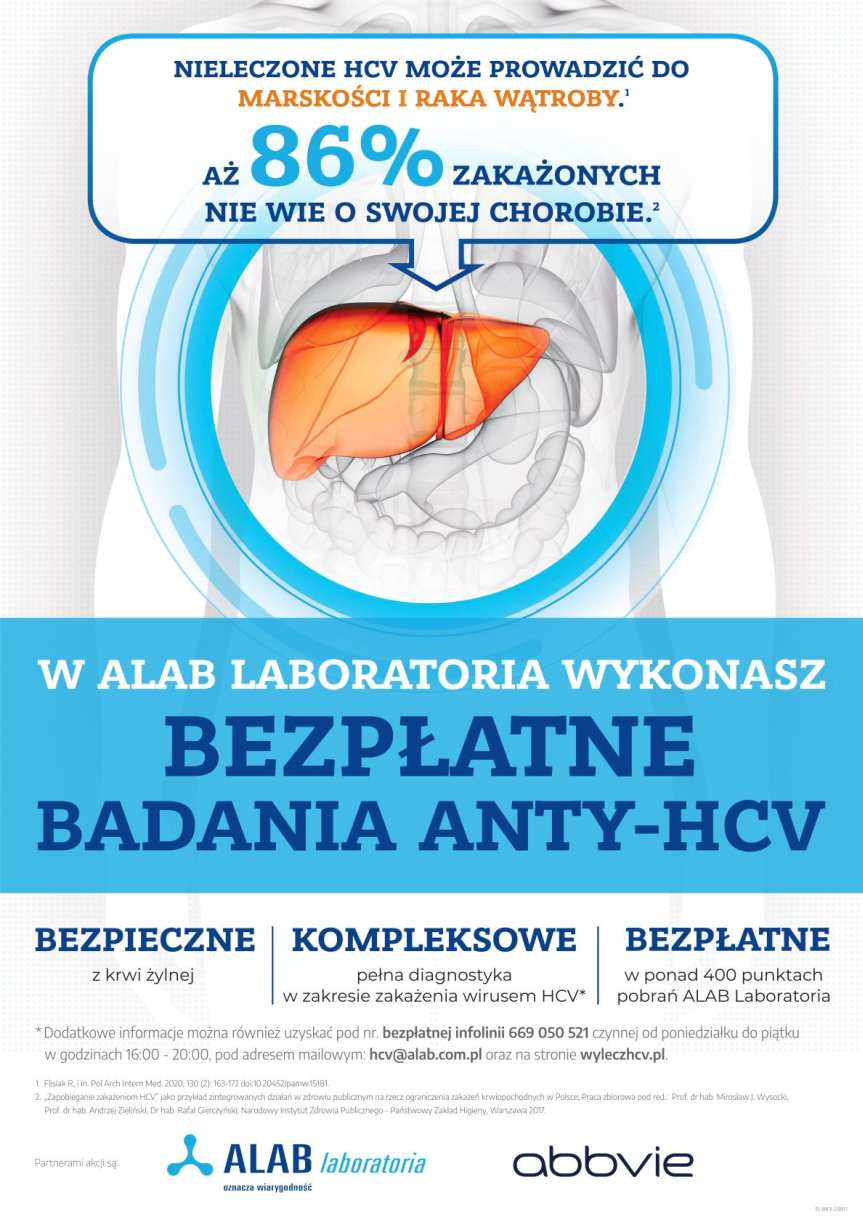 Bezpłatne badania anty-HCV w Jaśle