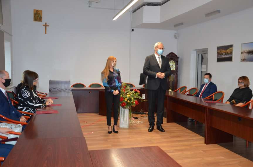 Burmistrz Jasła nagrodził nauczycieli 