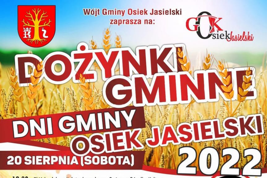 Dożynki Gminne i Dni Gminy Osiek Jasielski - zapowiedź