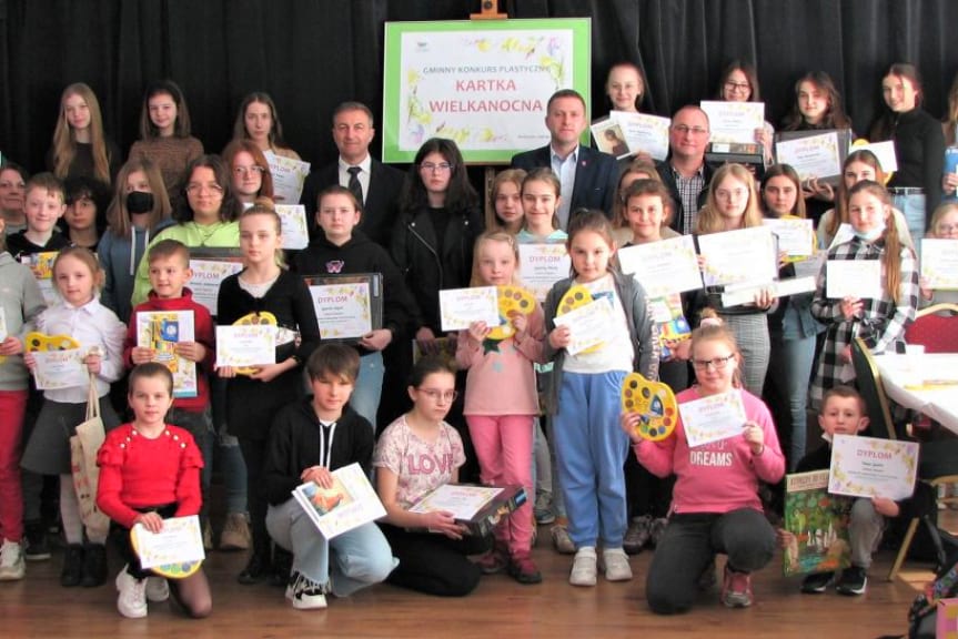 Gminny konkurs "Kartka wielkanocna" w Skołyszynie