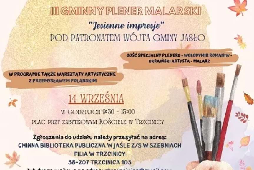 III Gminny Plener Malarski "Jesienne impresje"