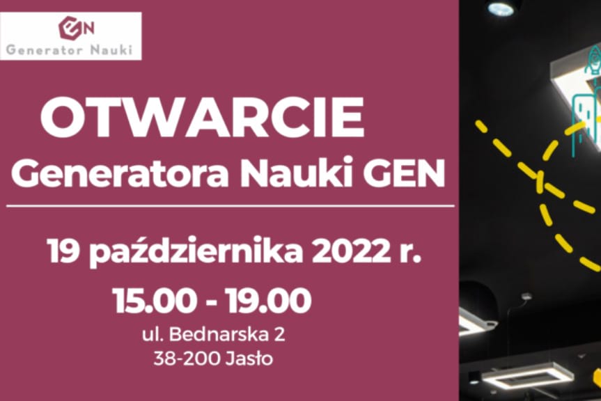 Już jutro otwarcie Generatora Nauki Gen
