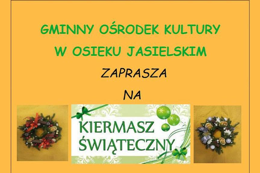 Kiermasz Świąteczny w Osieku Jasielskim - zapowiedź